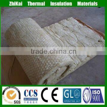 50mm Industial insulation Rock wool felt with wire mesh