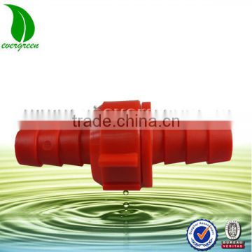 PVC hose coupling for garden hose