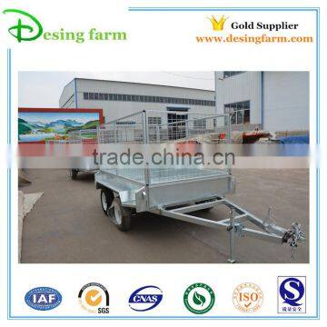 Heavy duty hot dipped galvanized farm trailer for sale