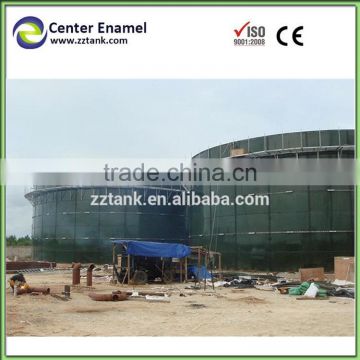 sewage treatment plant glass lined steel tank