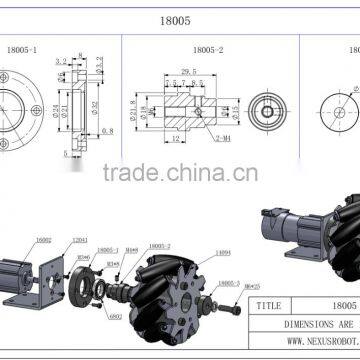 6mm 3 Piece Black Anodized Coupling Sets 18005 photo-5