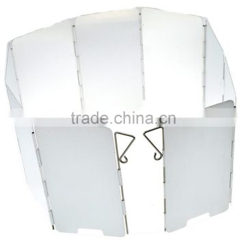 Foldable Stove Windshield Screen for Camping