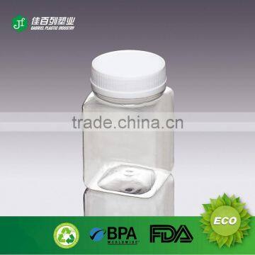 Factory Price PET Wholesale 250ml plastic pet square bottle