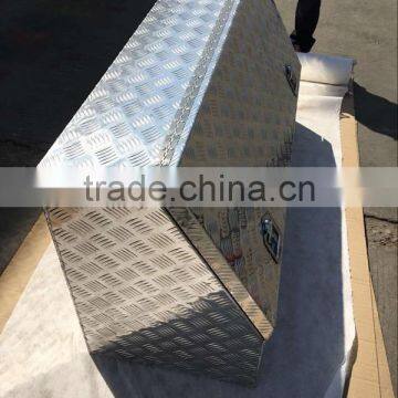 Aluminum Tool Box, Diamond Plated, Silver photo-6