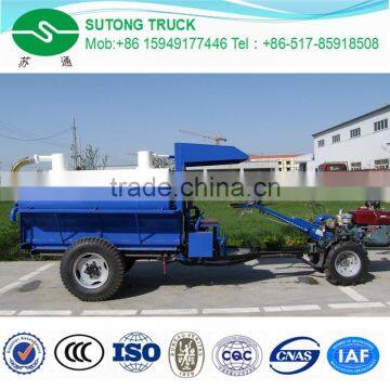 4 Tyres 2CBM Biogas Lurry Suction Trator photo-2