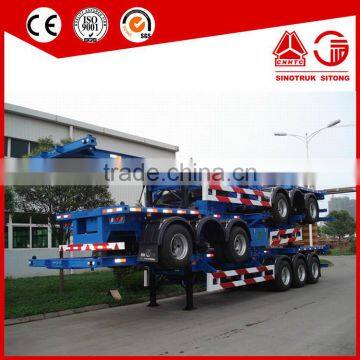 2 Axle 8 Twist Locks 20ft Container Trailer photo-3