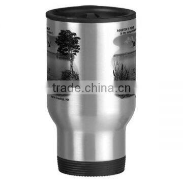 14oz Standard Stainless Steel Wine Cup Sublimation Ready Travel Mug photo-6