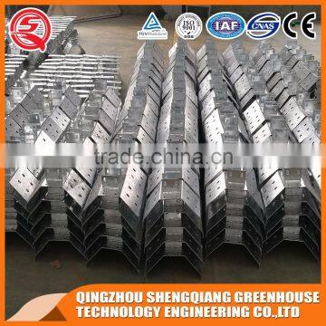 Agriculture Hollow Tempered Glass Greenhouse Hot Galvanized Steel Frame photo-6