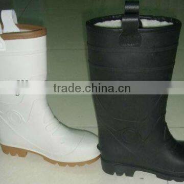 With the Handle of Cotton Pvc Boots photo-5