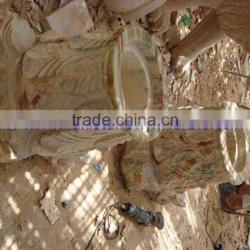 LATEST DESGINE ONYX COLUMNS AND PILLARS CARVING TOPS