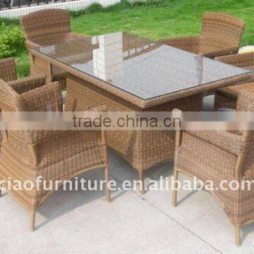 C-TC-104 Dining Table Set Rattan Outdoor Furniture photo-2