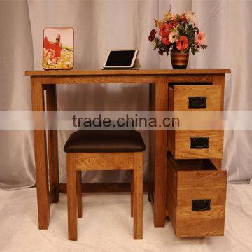 Modern Design Home Furniture Solid Wooden Study Desk, Pine Study Table Study Computer Table Desk Cabinet photo-5