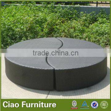 HOT SELL OUTDOOR GARDEN SUN BED RATTAN FURNITURE DAYBED photo-3