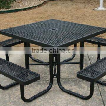 2017 Popular Outdoor Metal Steel Picnic Table With High Quality photo-3