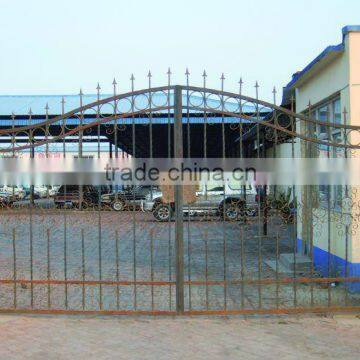 modern galvanized cast iron building Sliding gates