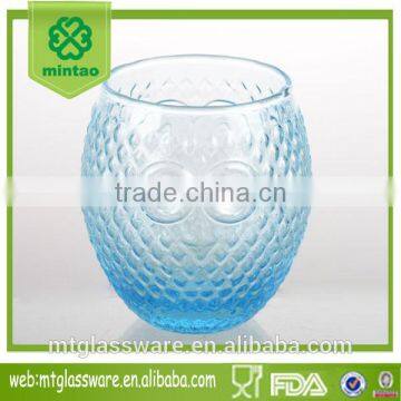 Top Grade Handiness Blue Owl Modelling Water Glass Set photo-2