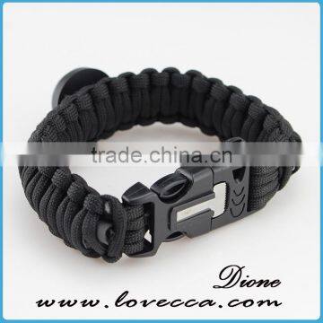 25cm Length Can Laser Team Logo Paracord Compass Bracelet photo-3