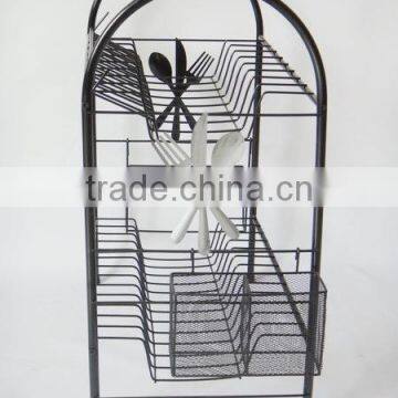 Multifunction Large Capacity Flatware Bowl& Dish Display Holder Cabinet Dish Rack or Dish Drainer photo-4