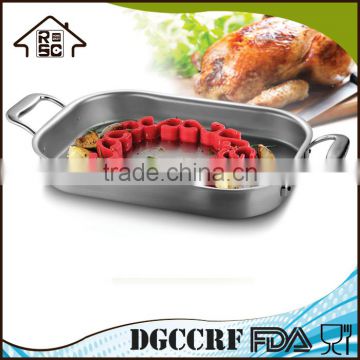 NBRSC Reusable 100% Food Grade Kitchen Silicone Chicken Roasting Rack