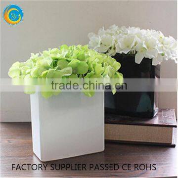 Square glass vases for homedecoration
