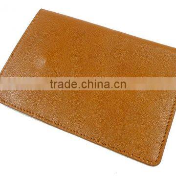 Personalized Passport Holder in Brown Leather Passport Cover photo-5