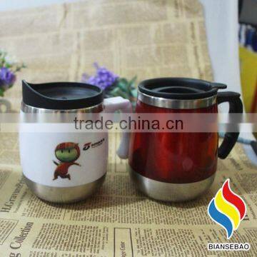 Cheap Gift Double Wall Stainless Steel Mug With Handle photo-2