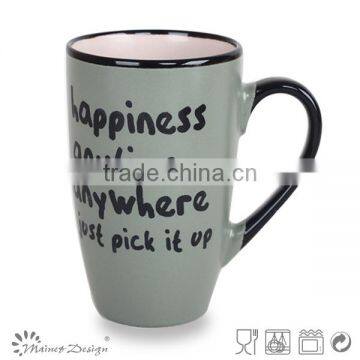 Decal Porcelain Mug With Spoon Porcelain Mug Top Sale With Dots photo-2