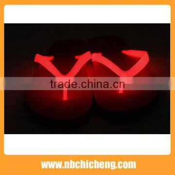 Cheap Custom Flip Flops Glowing Flip Flop In The Dark Promotional Slipper photo-4