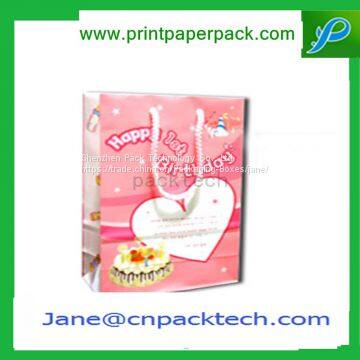 Bespoke Cake Candy Packing Bags Promotional Shopping Gift Bag Chocolate Paper Carrier Bag photo-2