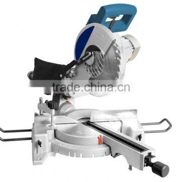 New Long Life Induction Motor Aluminum Wood Cutting Cut Off Saw Machine Electric Power 255mm Slide Compound Miter Saw