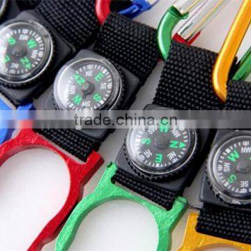 Wholesale Colorful Detachable Lanyard Strap Carabiner With Compass photo-5