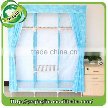 Fashion Cube Shelf Space Saving Natural Material Wood Closet photo-3