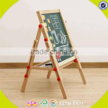 2017 Wholesale New Products Kids Wooden Blackboard Easel Best Sale Children Wooden Blackboard Easel W12B107 photo-5