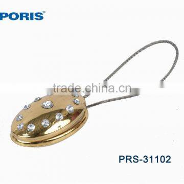 golden magnetic curtain tiebacks / magnet curtain tiebacks