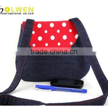 Cute Denim Cheap Messenger Bag For Girls