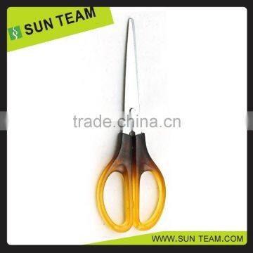 SC144 6-3/4" flower cutting amber scissors set