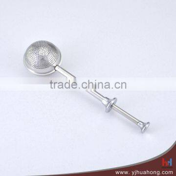 Popular stainless steel tea strainer ball with handle