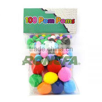 3 / 4'' DIY Educational Toy Accessory Craft Pom Poms Ball photo-2