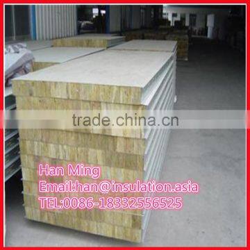 Insulation fire Basalt Fiber rating stone wool /rock wool sandwich panel