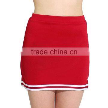 Womens A-Line Cheerleaders Uniform Skirt 100% Polyetser Elastic Waistband Sexy Plus Size Cheerleading Skirts