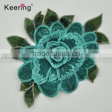 2017 New Arrival Beautiful Embroidery Patch Flower Decoration Clothing Accessories From Keering WEF-761 photo-2