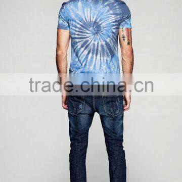 Men Tie Dye T-shirt ,cotton T-shirt, Summer Shirt,customized photo-2