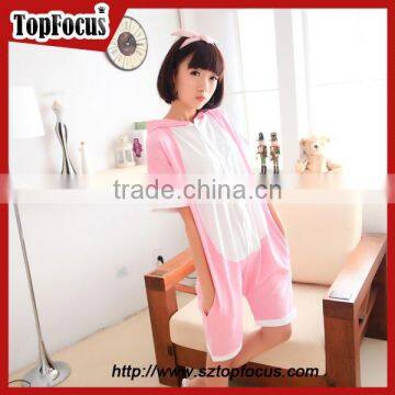 Hot Sale Short Sleeve Summer Style Pyjamas Caluby Wholesale Adult Onesie photo-2