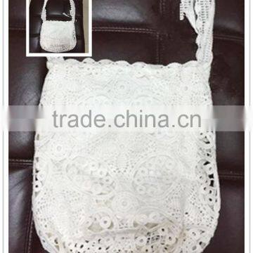 2015 New Design 100% Cotton Handmade Fashion Embroidered Luxury Crochet Handmade Shoulder Bag photo-2