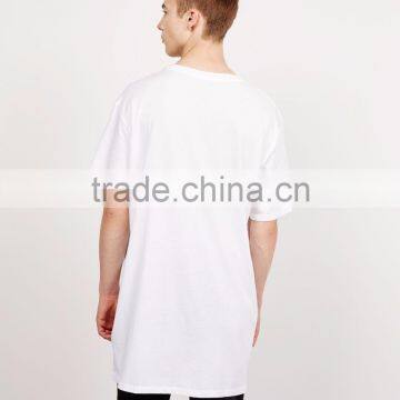 High Quality Wholesale Cotton White Streetwear Mens American Apparel Tshirt OEM Modern Screen Printing Tees photo-3