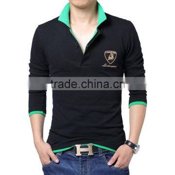 Custom Design Sewing Logo Brand Polo Shirt photo-5