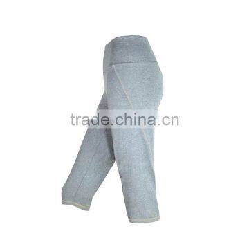 Ladies Mesh Breathable Lighe Grey Gym Sport Yoga Leggings Pants photo-5