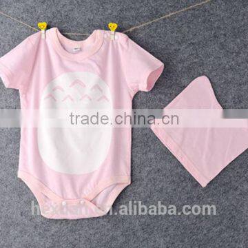 OEM Baby Boy's Clothes 100% Cotton Short Sleeve Rompers photo-4