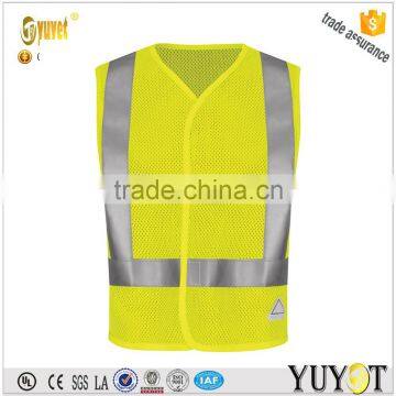 high visibility mesh safety vest with 3M reflective tape