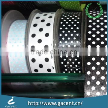 Popular custom printed logo satin ribbon for garment label